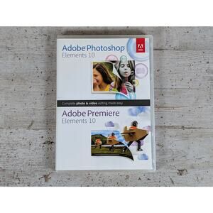 Adobe Photoshop Elements 10 Adobe Premiere Elements 10 Install Disks *READ*
